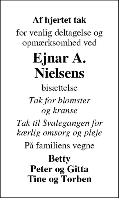 D Dsannonce Ejnar A Nielsen Struer D Dsannoncer Dk