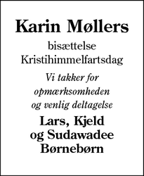 Taksigelsen for Karin Møllers - Kolding